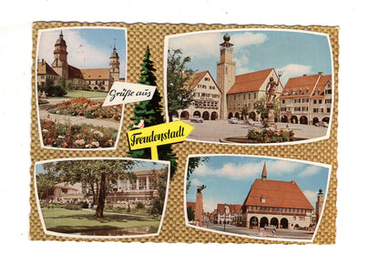 Ansichtskarte Freudenstadt im Schwarzwald / Stadthalle +++ / J1-68