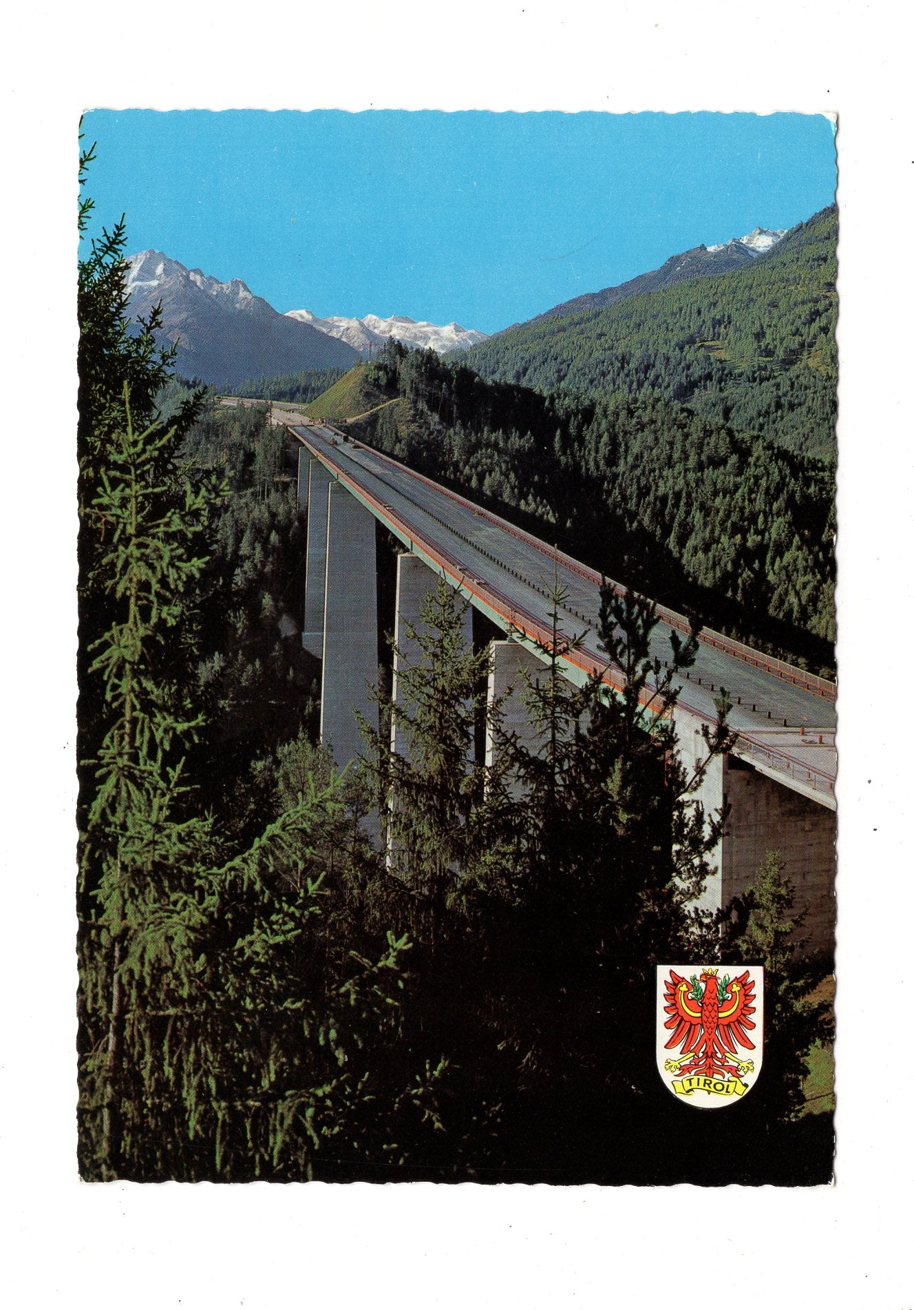 Ansichtskarte Europabrücke / Brennerautobahn / Tirol / Österreich
