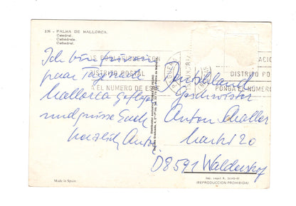 Ansichtskarte Palma de Mallorca / Catedral / Spanien