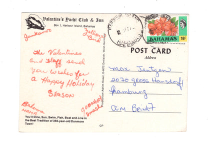 Ansichtskarte Valentine´s Yacht Club & Inn / Harbour Island / Bahamas