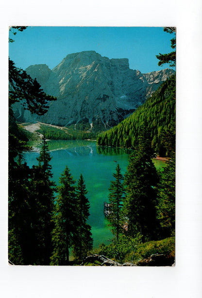 Ansichtskarte Dolomiten / Pragser Wildsee / Südtirol / Italien