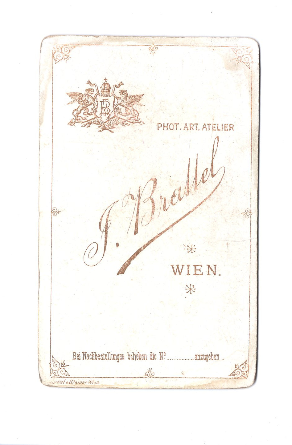 Fotografie Schönes Kinderbild / Baby - Wien 1880er