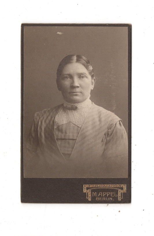 Fotografie Damenportrait - Berlin 1910er / CDV N1-16