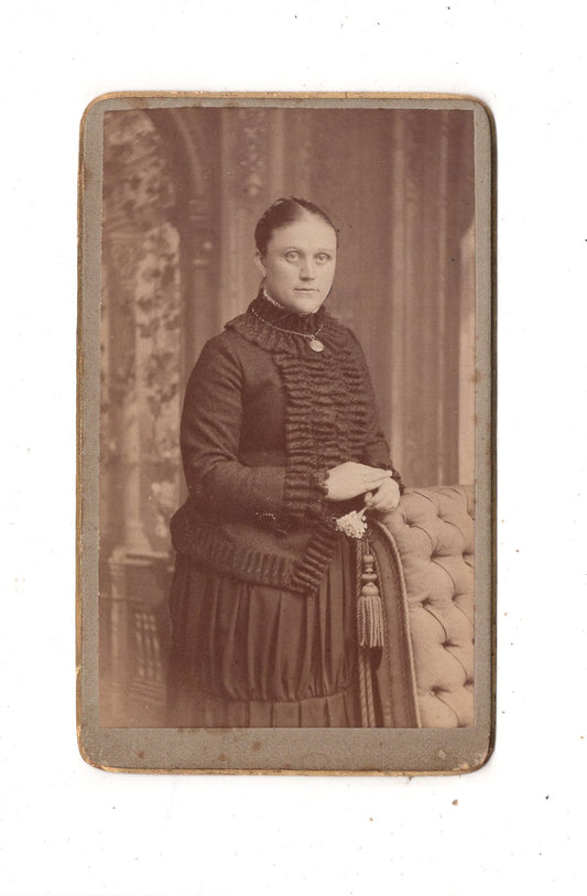 Fotografie Feine Dame - Limbach 1880er