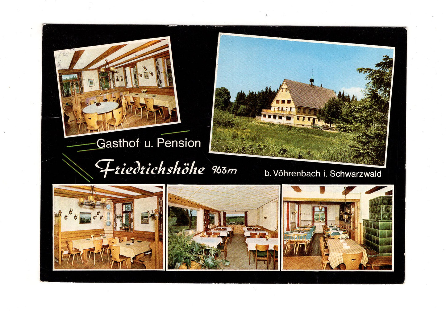 Ansichtskarte Gasthof und Pension Friedrichshöhe bei Vöhrenbach im Schwarzwald