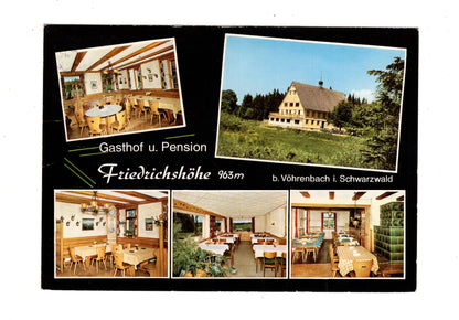 Ansichtskarte Gasthof und Pension Friedrichshöhe bei Vöhrenbach im Schwarzwald