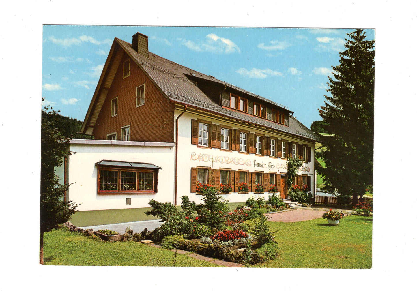 Ansichtskarte Pension Gihr / Lenzkirch