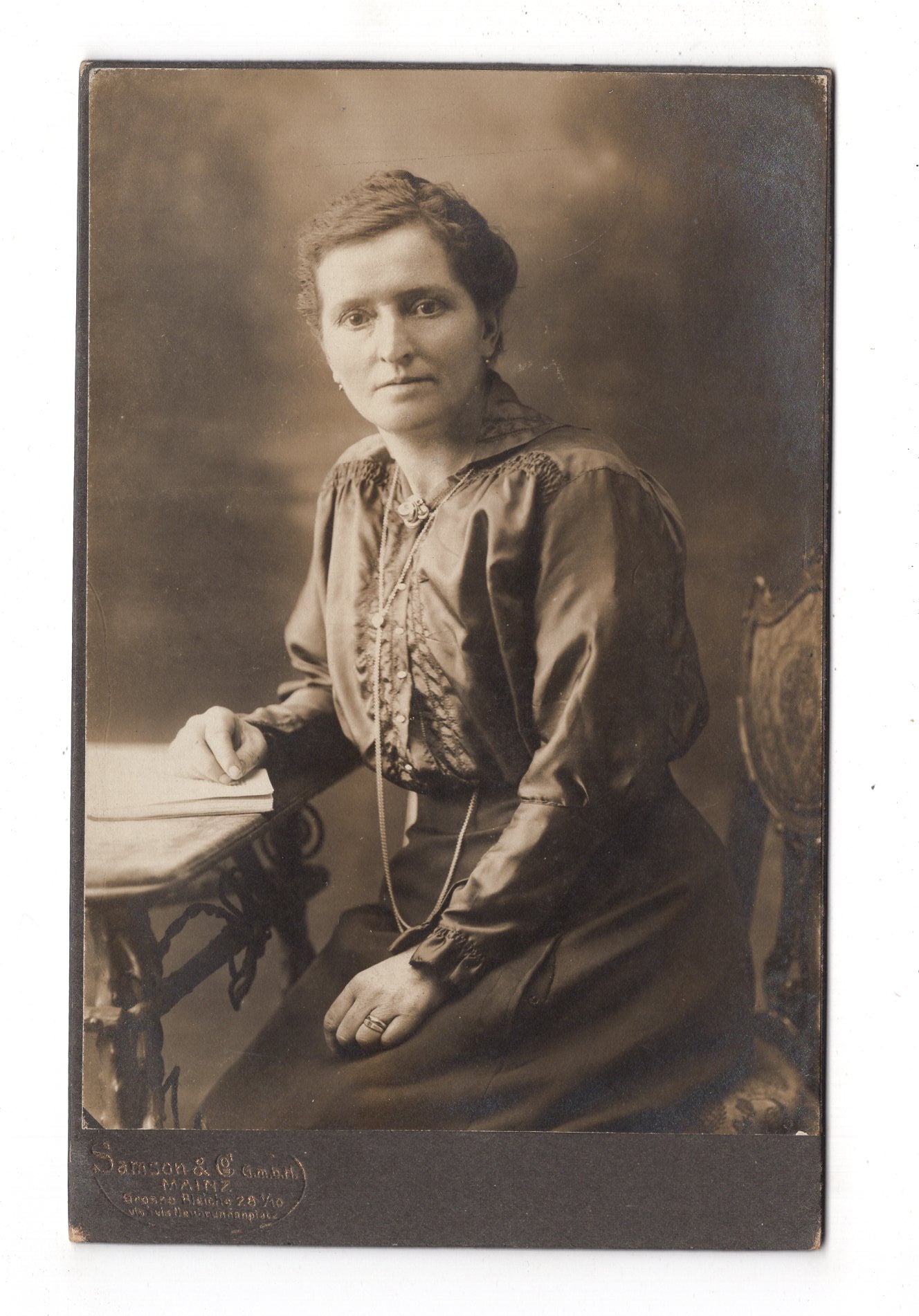 Fotografie Feine Dame - Mainz 1910er / CAB W-28