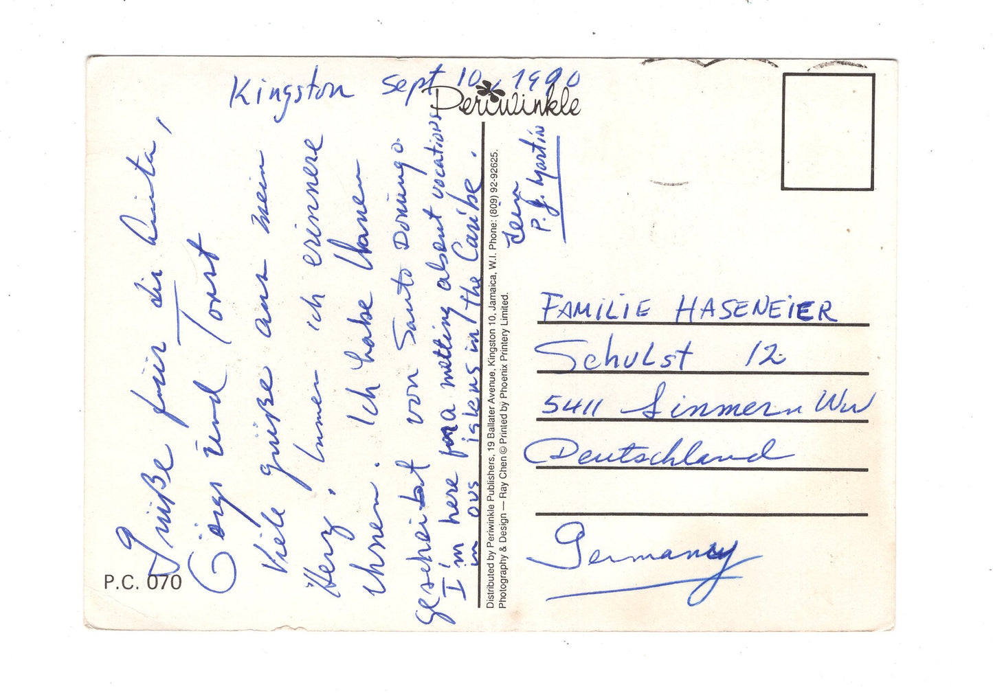 Ansichtskarte New Kingston / Jamaica