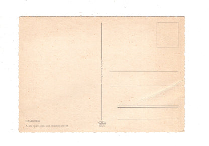Ansichtskarte Hamburg / Alsterpavillon und Binnenalster / I1-70