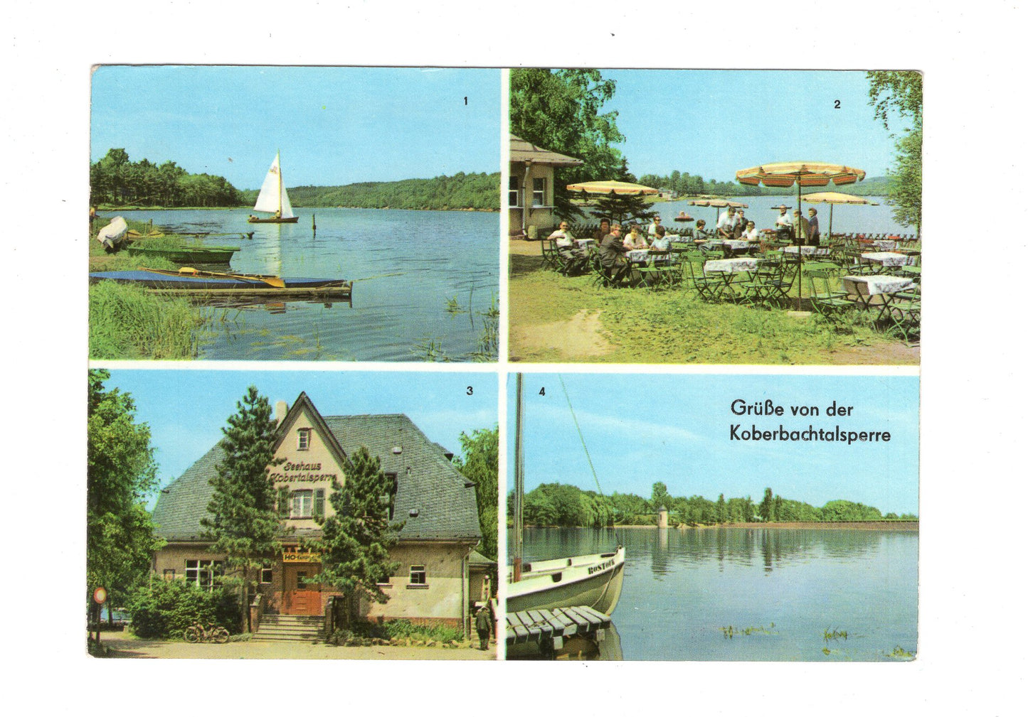 Ansichtskarte Grüße von der Koberbachtalsperre / I1-54