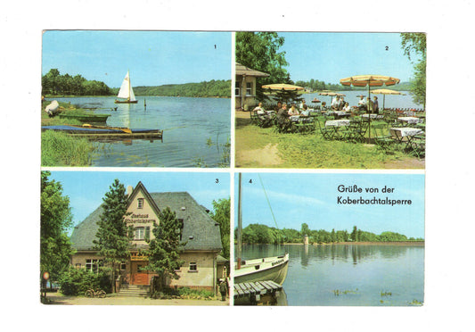 Ansichtskarte Grüße von der Koberbachtalsperre / I1-54