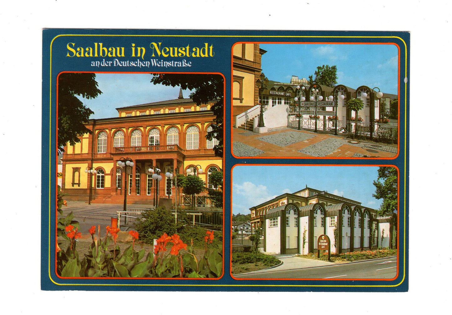 Ansichtskarte Saalbau in Neustadt an der Deutschen Weinstraße
