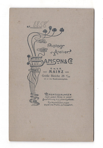 Fotografie Feine Dame - Mainz 1910er / CAB W-28