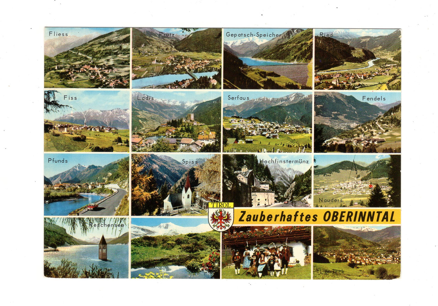 Ansichtskarte Oberinntal / Tirol / Österreich