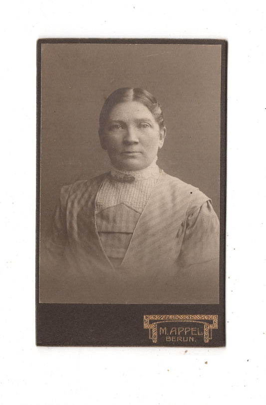 Fotografie Damenportrait - Berlin 1910er / CDV N1-16