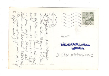 Ansichtskarte Rab / Kroatien / N1-51