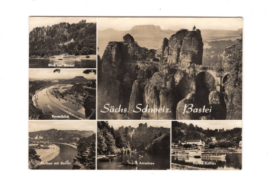Ansichtskarte Sächsische Schweiz / Bastei