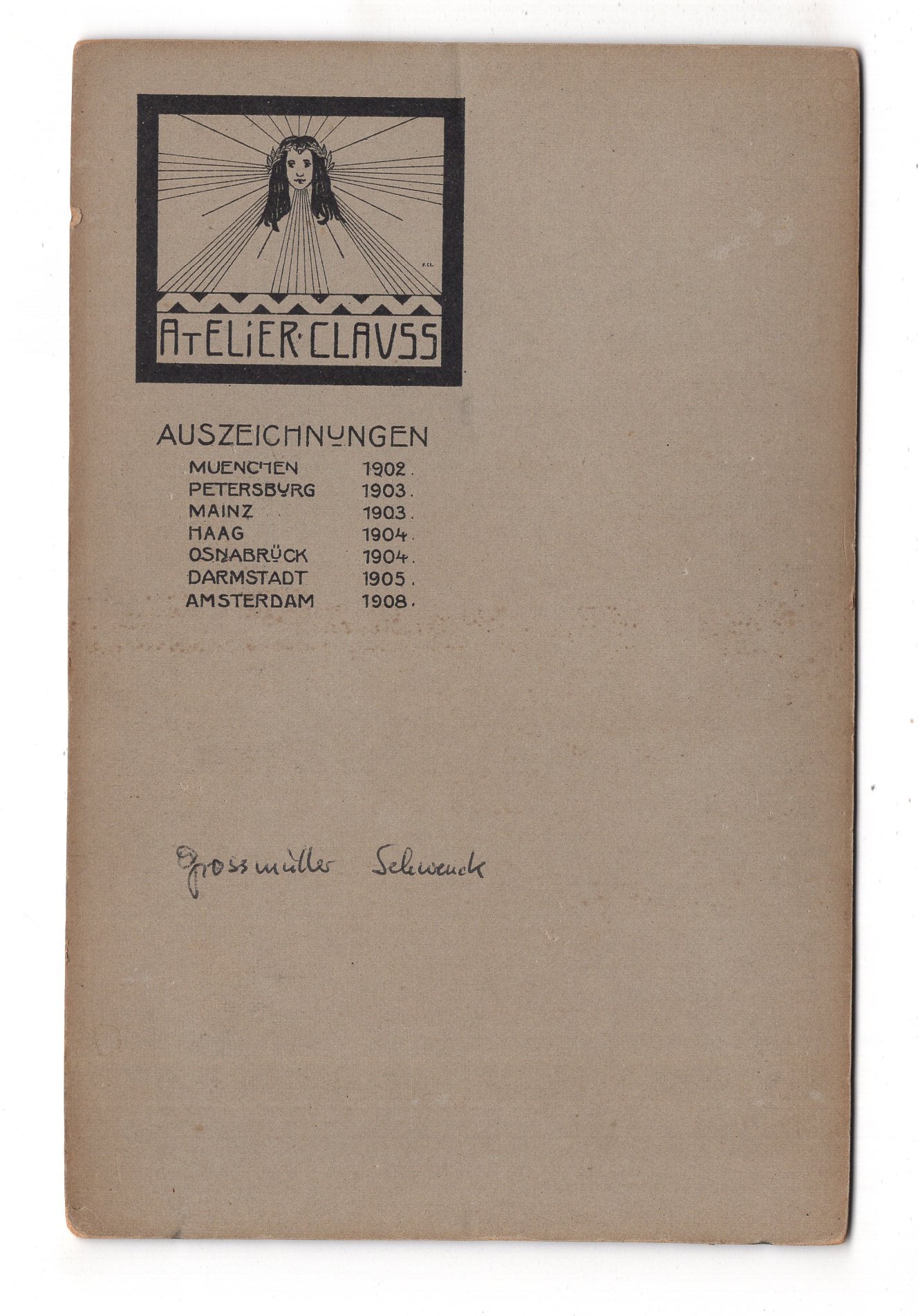 Fotografie Feine Dame - Landau / Pfalz um 1910