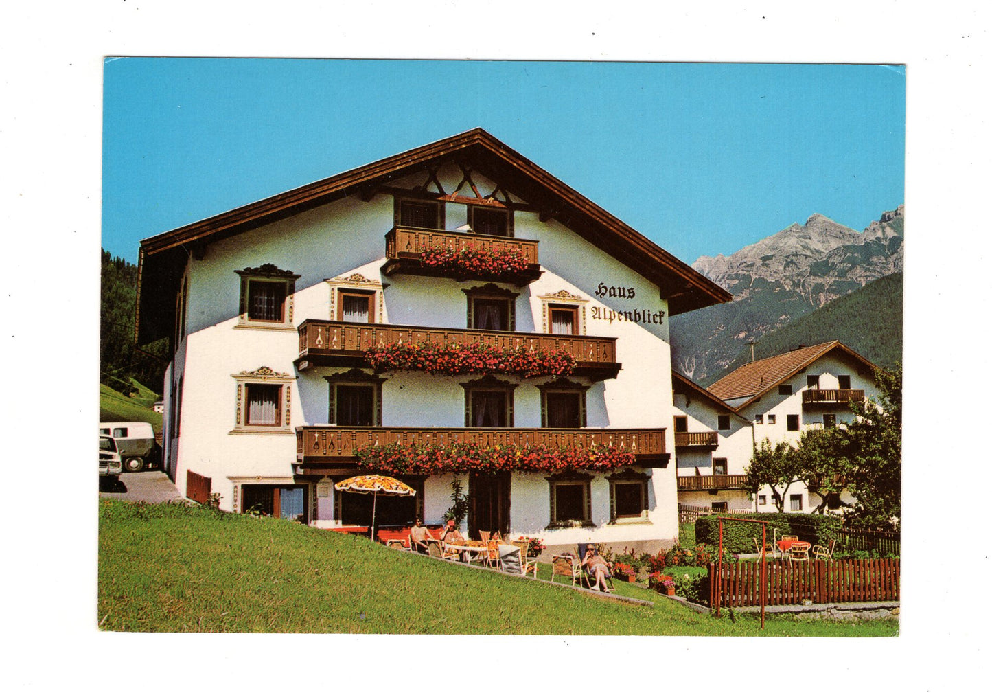 Ansichtskarte Haus Alpenblick / Neustift / Tirol / Österreich