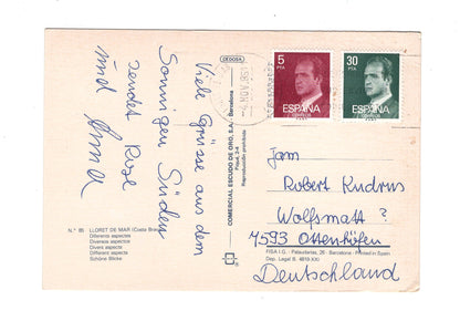 Ansichtskarte Lloret de Mar / Spanien