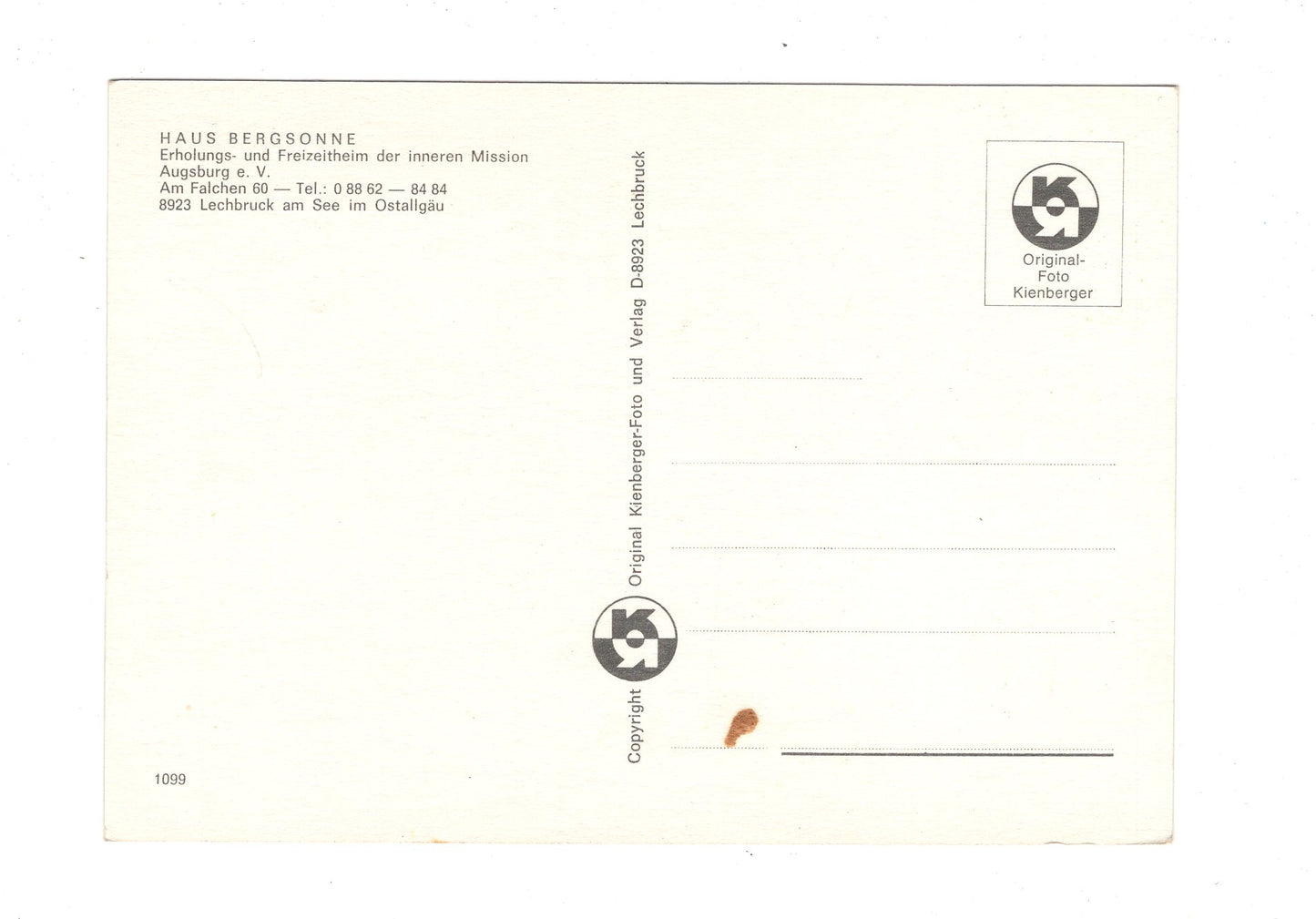 Ansichtskarte Haus Bergsonne /  Lechbruck am See im Ostallgäu / H1-57