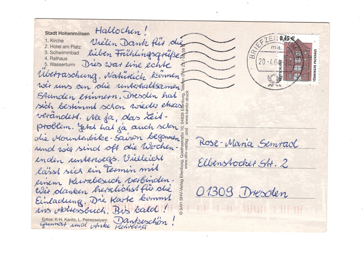 Ansichtskarte Stadt Hohenmölsen