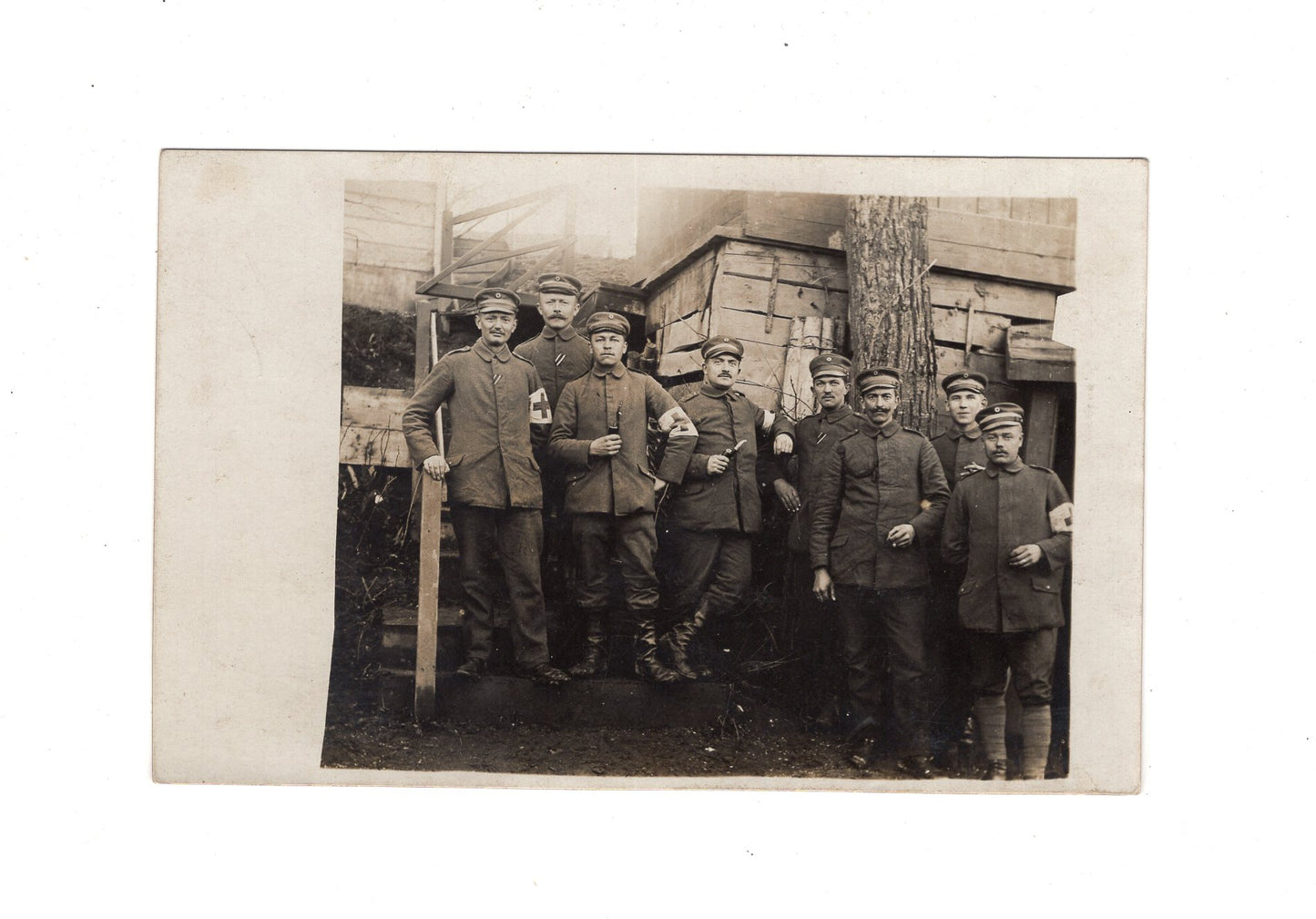Ansichtskarte Sanitäts-Soldaten - 1917