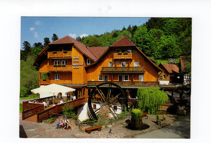 Ansichtskarte Unterreichenbach / Schwarzwald / Hotel Untere Kapfenhardter Mühle