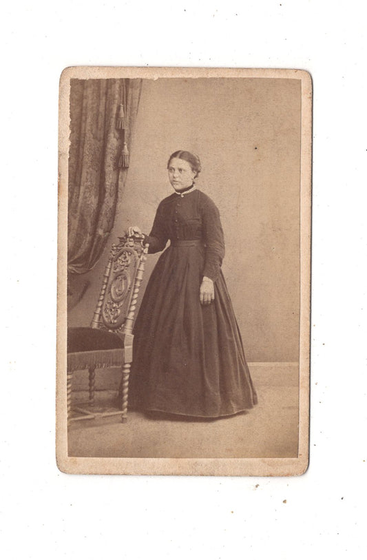 Fotografie Feine Dame / benannt - Neustadt a. Haardt 1860er