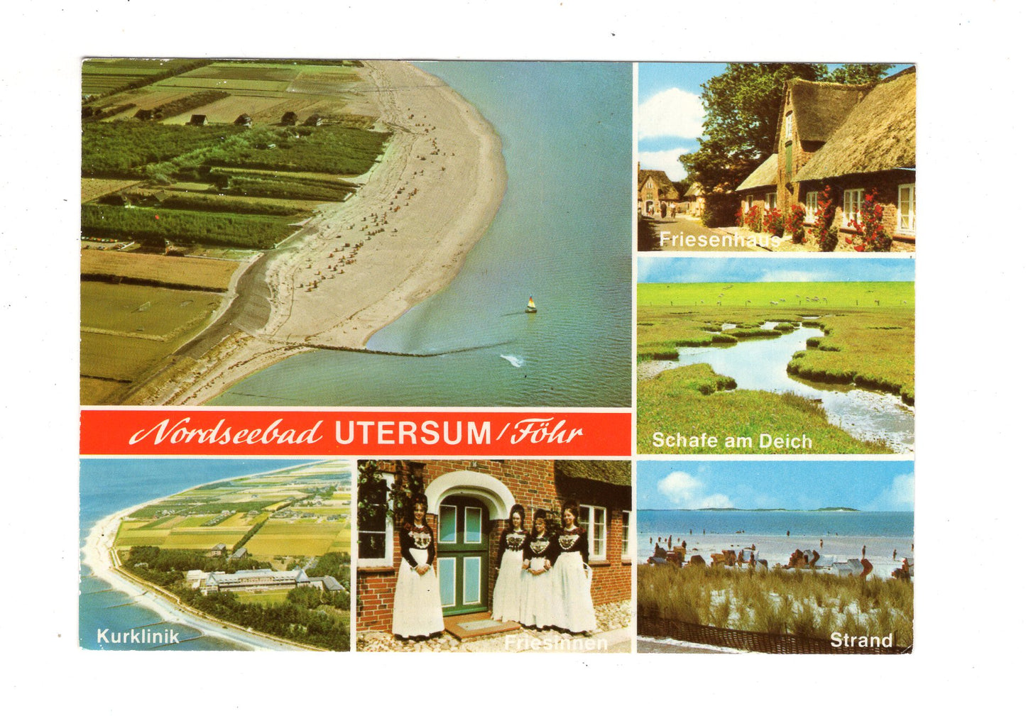 Ansichtskarte Nordseebad Utersum / Föhr / L1-68