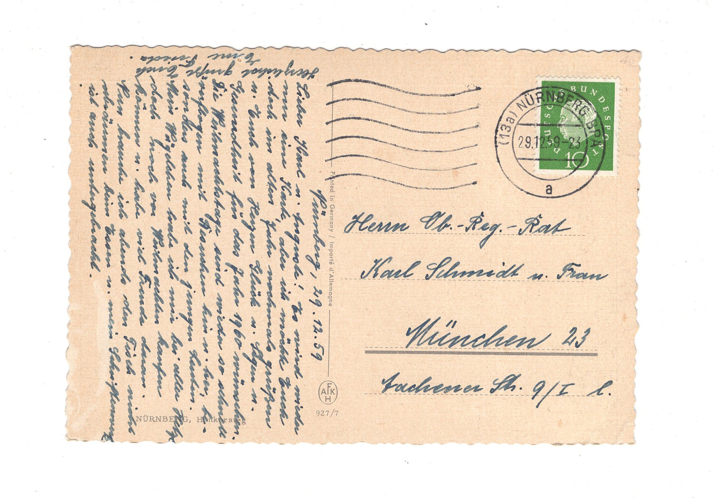 Ansichtskarte Nürnberg / Henkersteg / G1-61