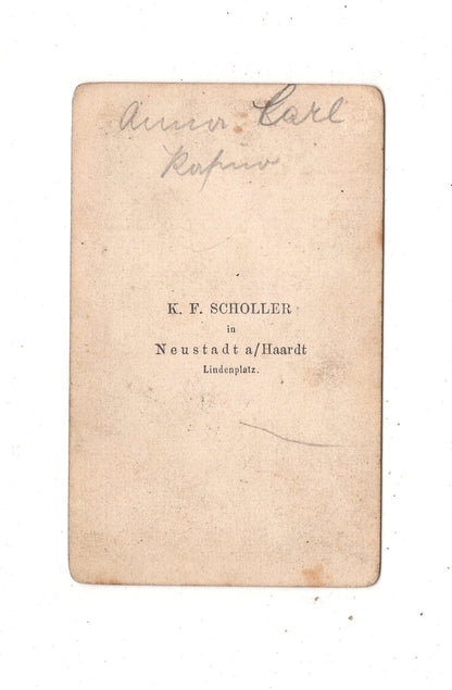 Fotografie Feine Dame / benannt - Neustadt a. Haardt 1860er