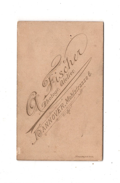 Fotografie Damenportrait - Hannover 1880er / CDV N1-16