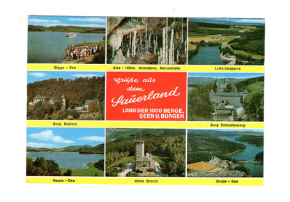 Ansichtskarte Sauerland / Henne-See / Burg Bilstein +++