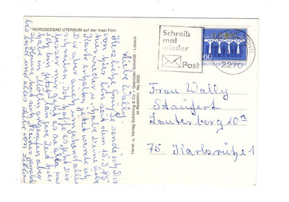 Ansichtskarte Nordseebad Utersum / Föhr / L1-68