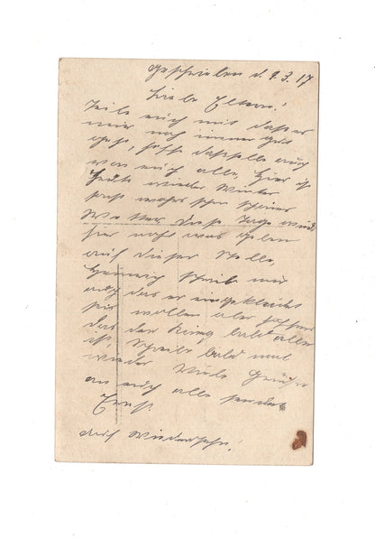 Ansichtskarte Sanitäts-Soldaten - 1917