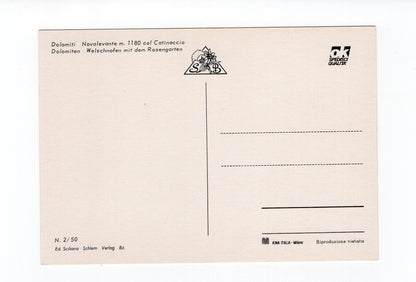 Ansichtskarte Dolomiten / Welschnofen mit dem Rosengarten / Südtirol / Italien