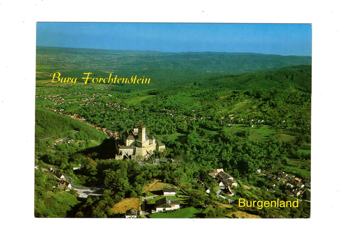 Ansichtskarte Burg Forchtenstein / Burgenland / Österreich