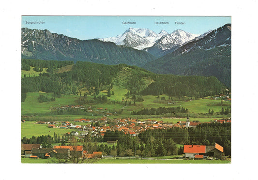 Ansichtskarte Wertach im Oberallgäu / H1-58