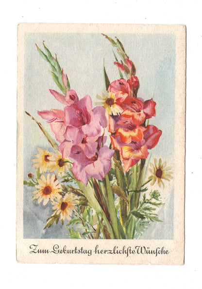 Ansichtskarte Glückwünsche / Glückwunsch zum Geburtstag / L1-59