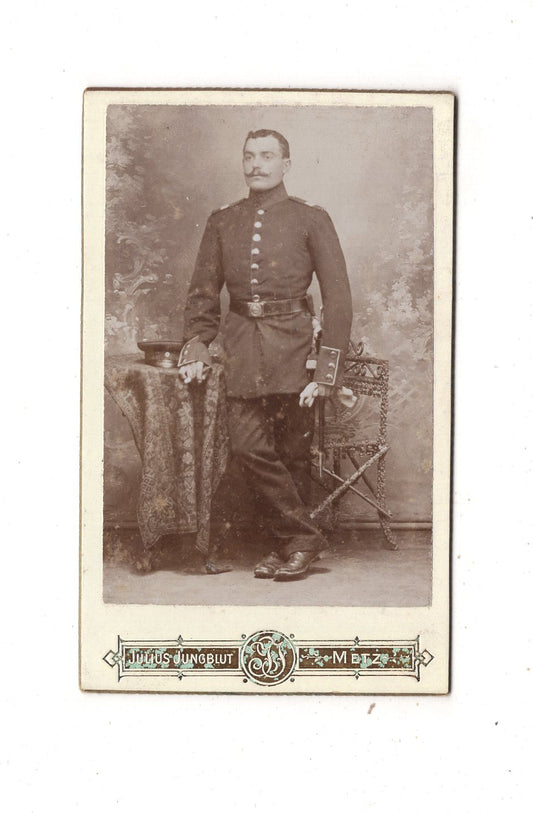 Fotografie Soldat - Metz 1890er / CDV M1-09