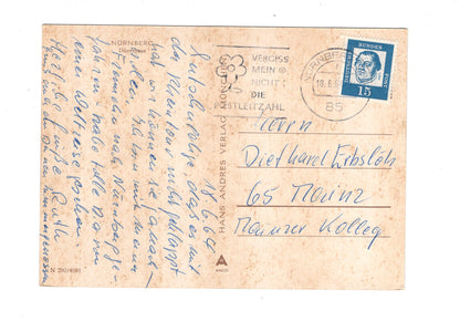 Ansichtskarte Nürnberg / Dürerhaus / G1-61