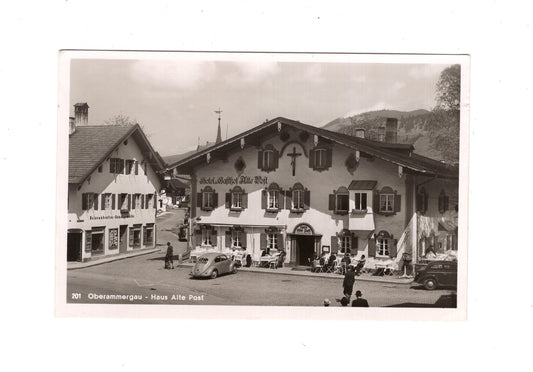 Ansichtskarte Passionsspieldorf Oberammergau / Haus Alte Post
