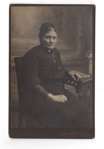 Fotografie Feine Dame - Elberfeld um 1910