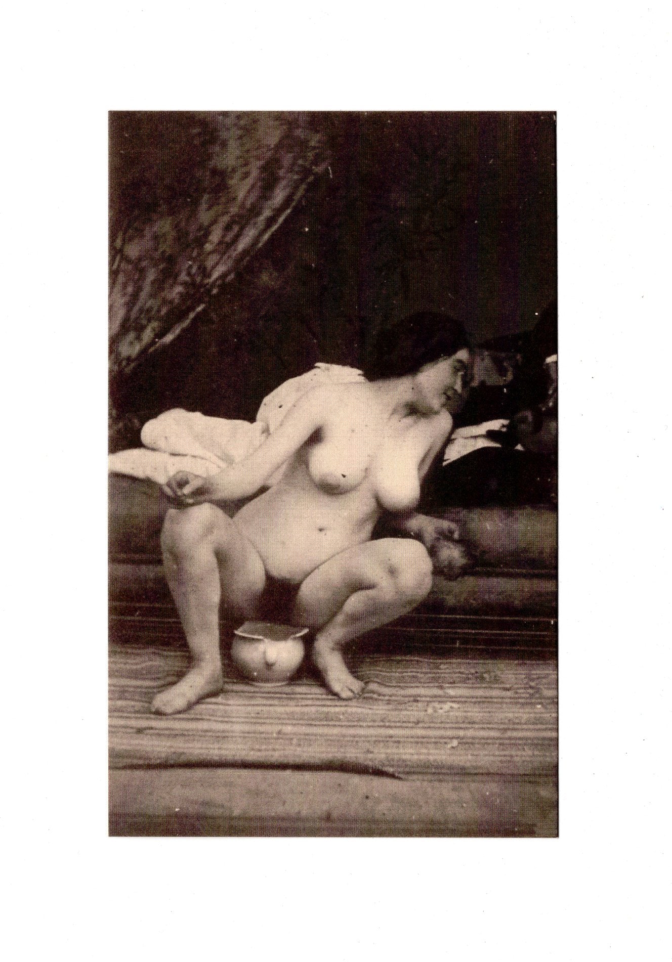 Ansichtskarte Akt / Erotik / Erotische Szene