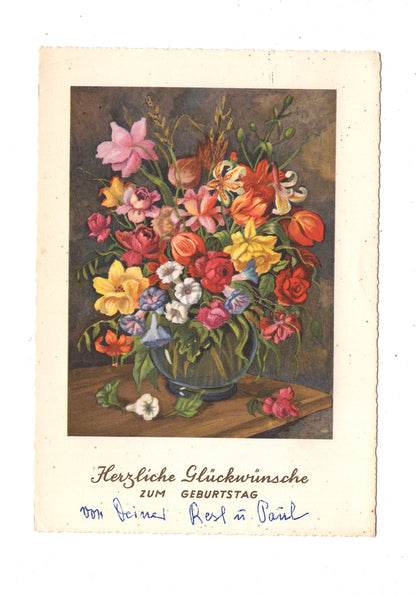 Ansichtskarte Glückwünsche / Glückwunsch zum Geburtstag / L1-59