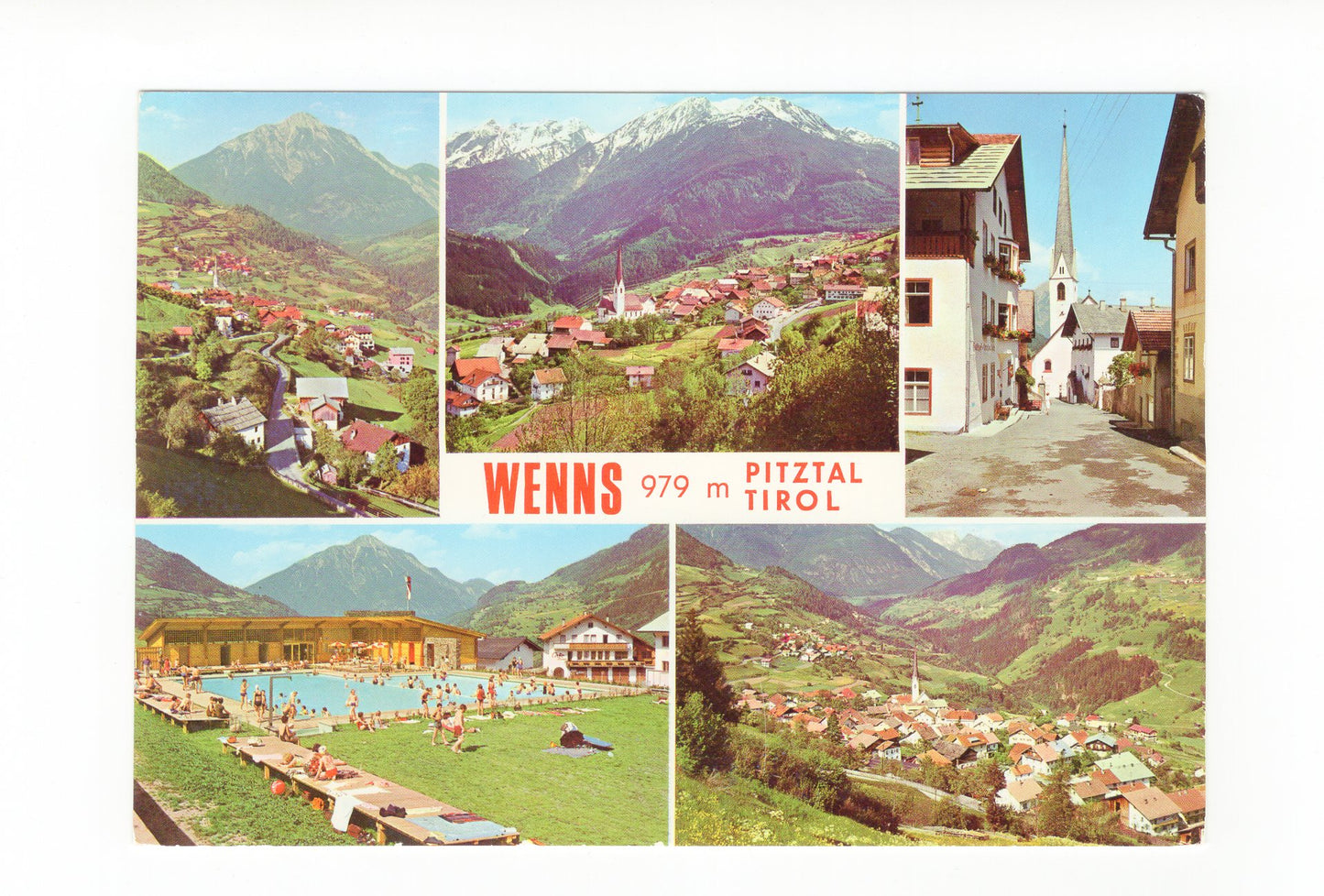 Ansichtskarte Wenns / Pitztal / Tirol / Österreich
