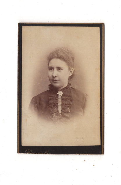 Fotografie Damenportrait - Hannover 1880er / CDV N1-16