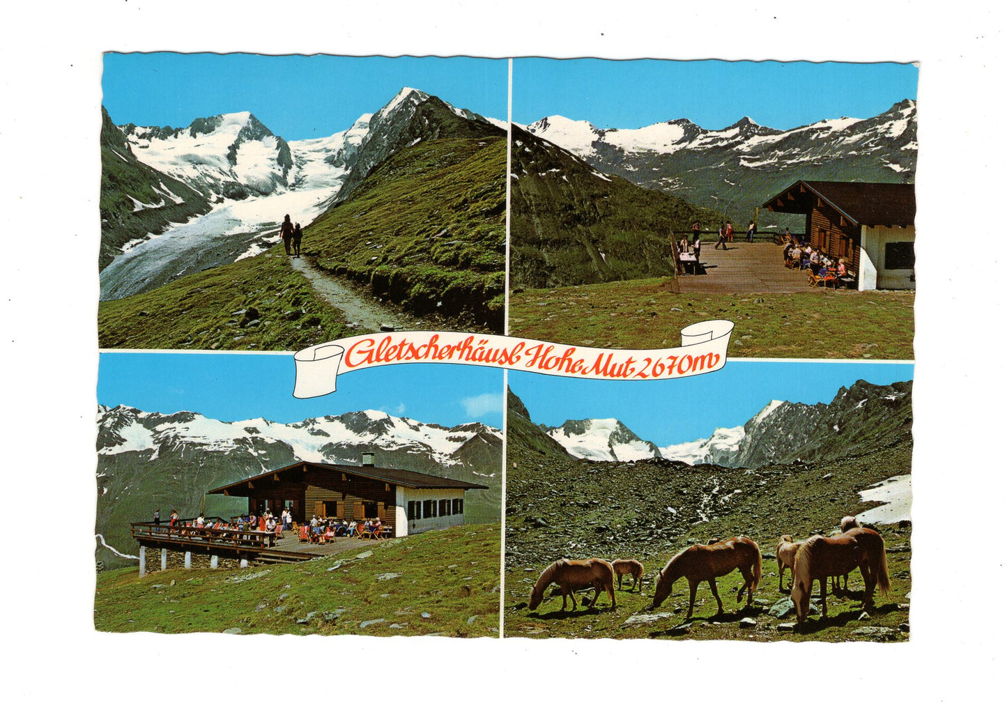 Ansichtskarte Hohe Mut Hütte / Obergurgl / Tirol / Österreich